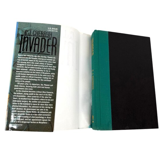 C.J. Cherryh Invader Foreigner 2 First Edition 1st Print 1995 Hardcover Sci-Fi N - Picture 4 of 9